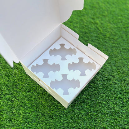 4 PC CUPCAKE BOX