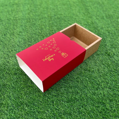 9 X 6 X 3.25 VALENTINE'S (25) (G) SLIDE BOX