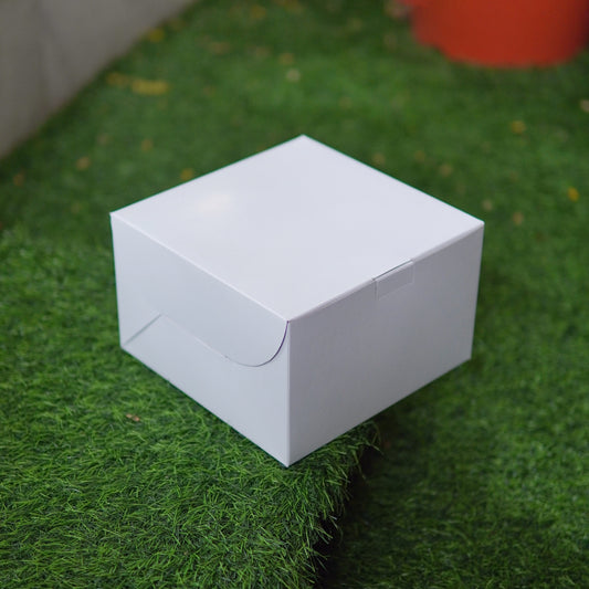 WHITE CAKE BOX