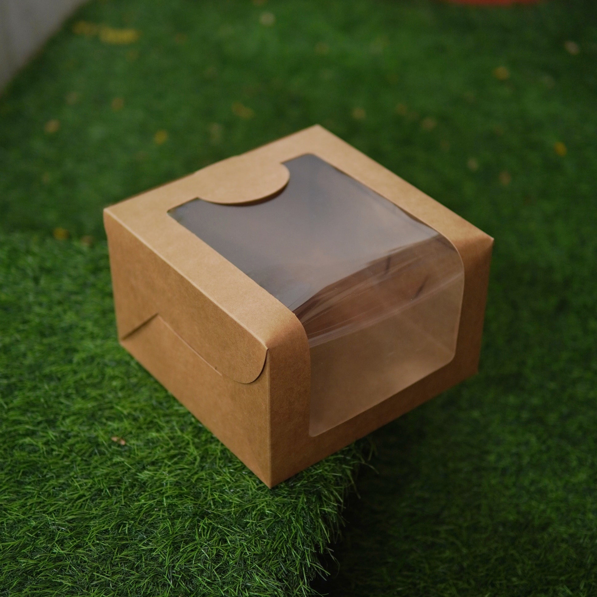 KRAFT DUAL WINDOW CAKE BOX – The Cake Case Company