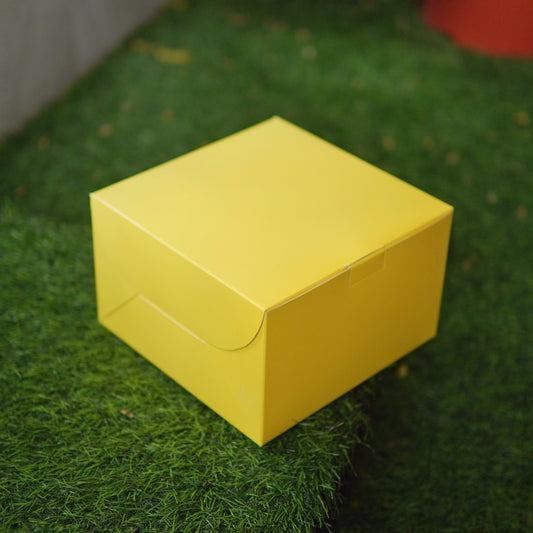 YELLOW CAKE BOX