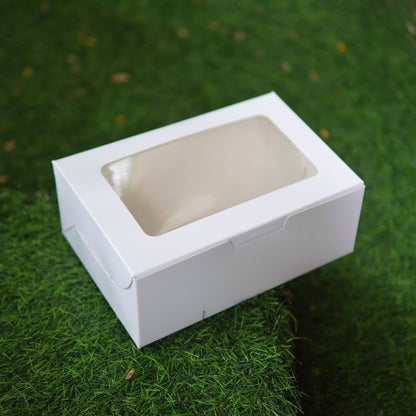 9 X 6 X 3.5 RECTANLGE CAKE WINDOW BOX