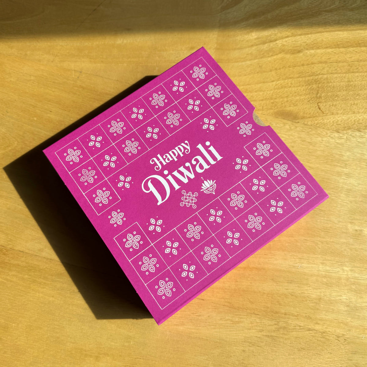 6 X 6 X 2 DIWALI 26 (SC) SLIDE BOX
