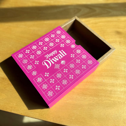 6 X 6 X 2 DIWALI 26 (SC) SLIDE BOX