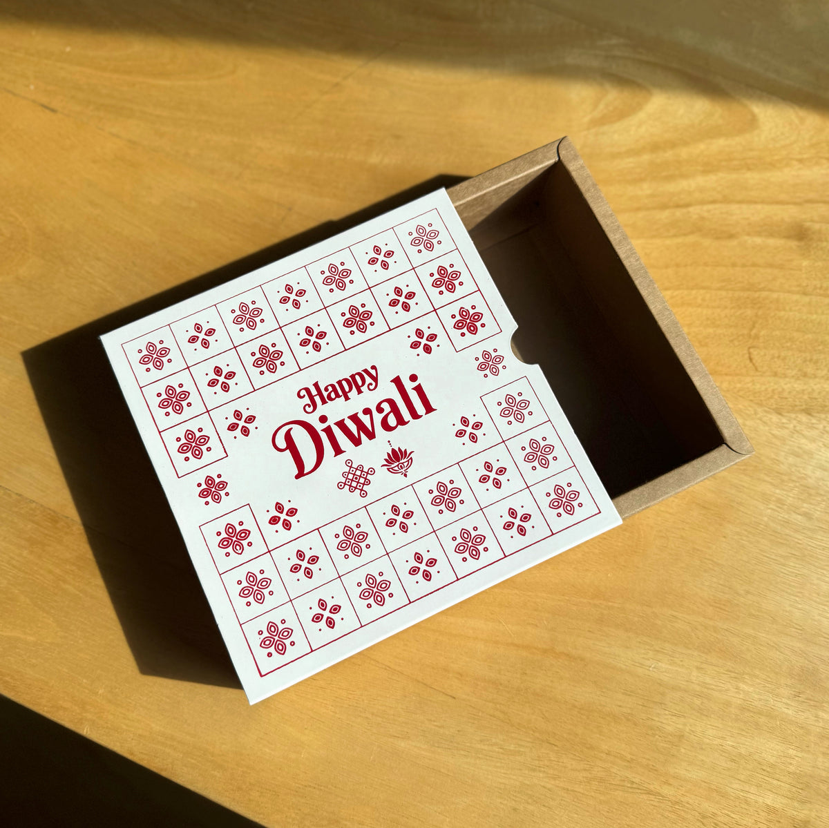 6 X 6 X 2 DIWALI 26 (SC) SLIDE BOX