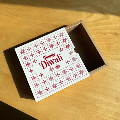 6 X 6 X 2 DIWALI 26 (SC) SLIDE BOX