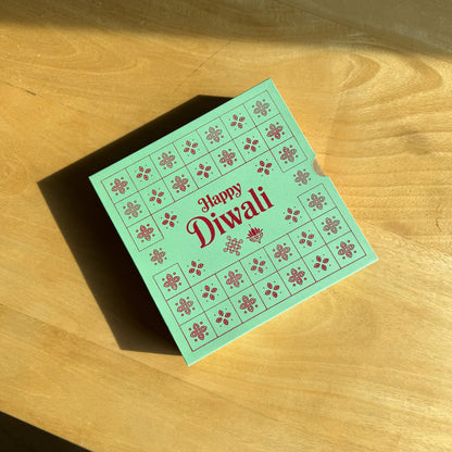 6 X 6 X 2 DIWALI 26 (SC) SLIDE BOX