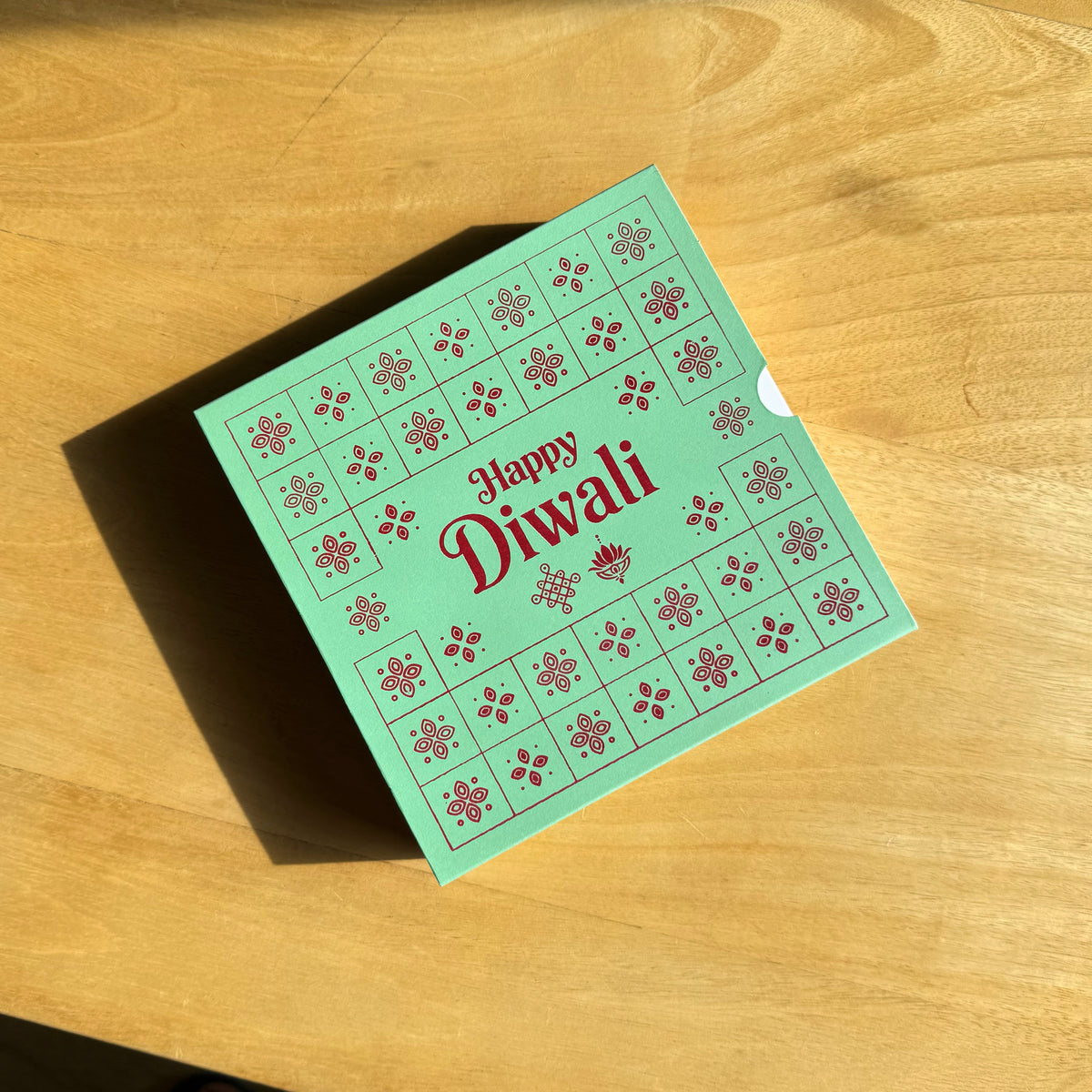 6 X 6 X 2 DIWALI 26 (SC) SLIDE BOX