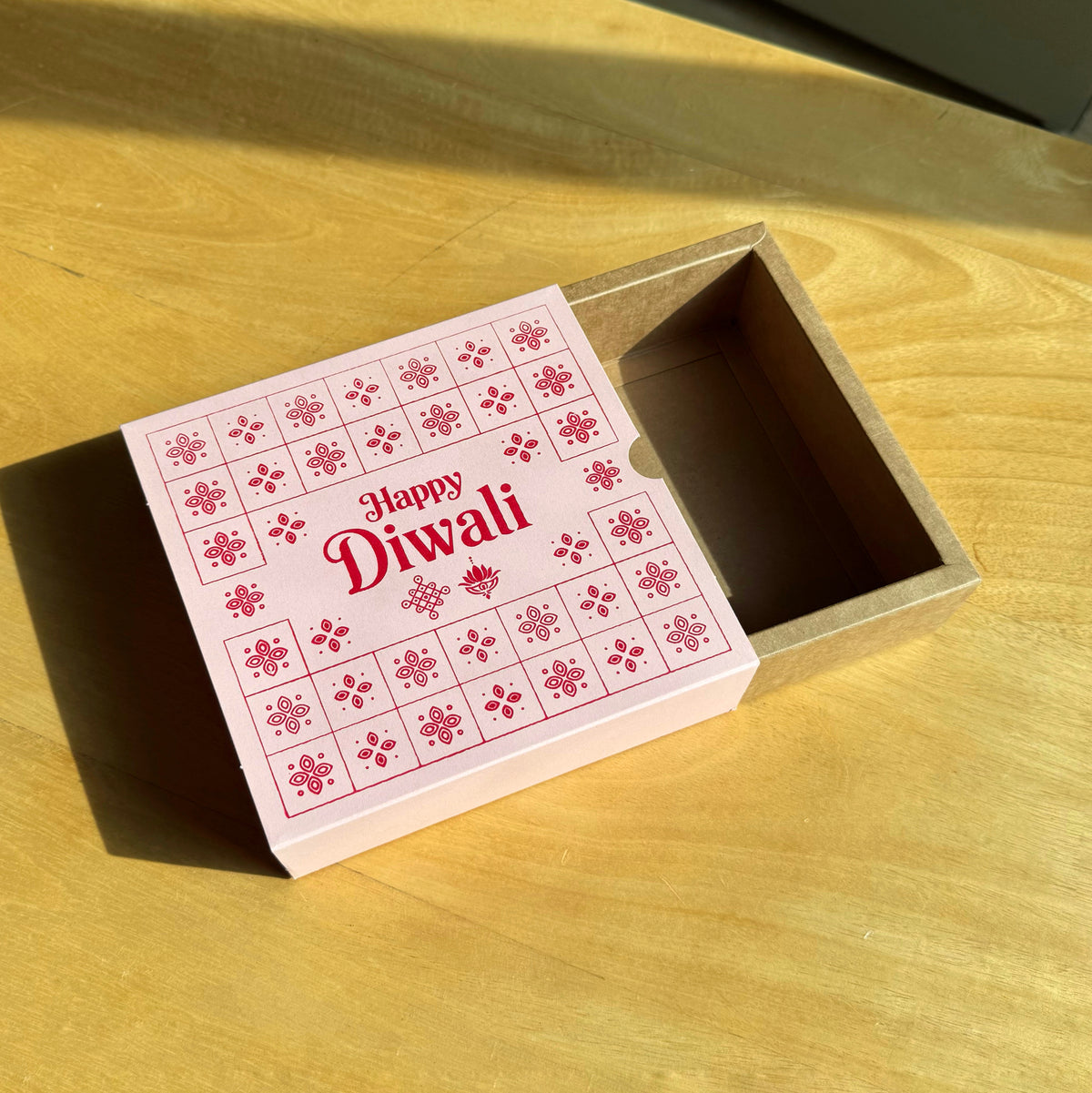 6 X 6 X 2 DIWALI 26 (SC) SLIDE BOX