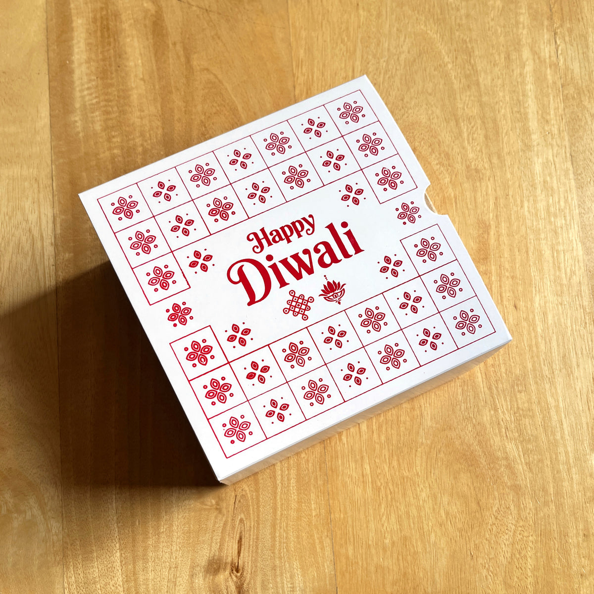 6 X 6 X 3.25 DIWALI 26 (SC) SLIDE BOX
