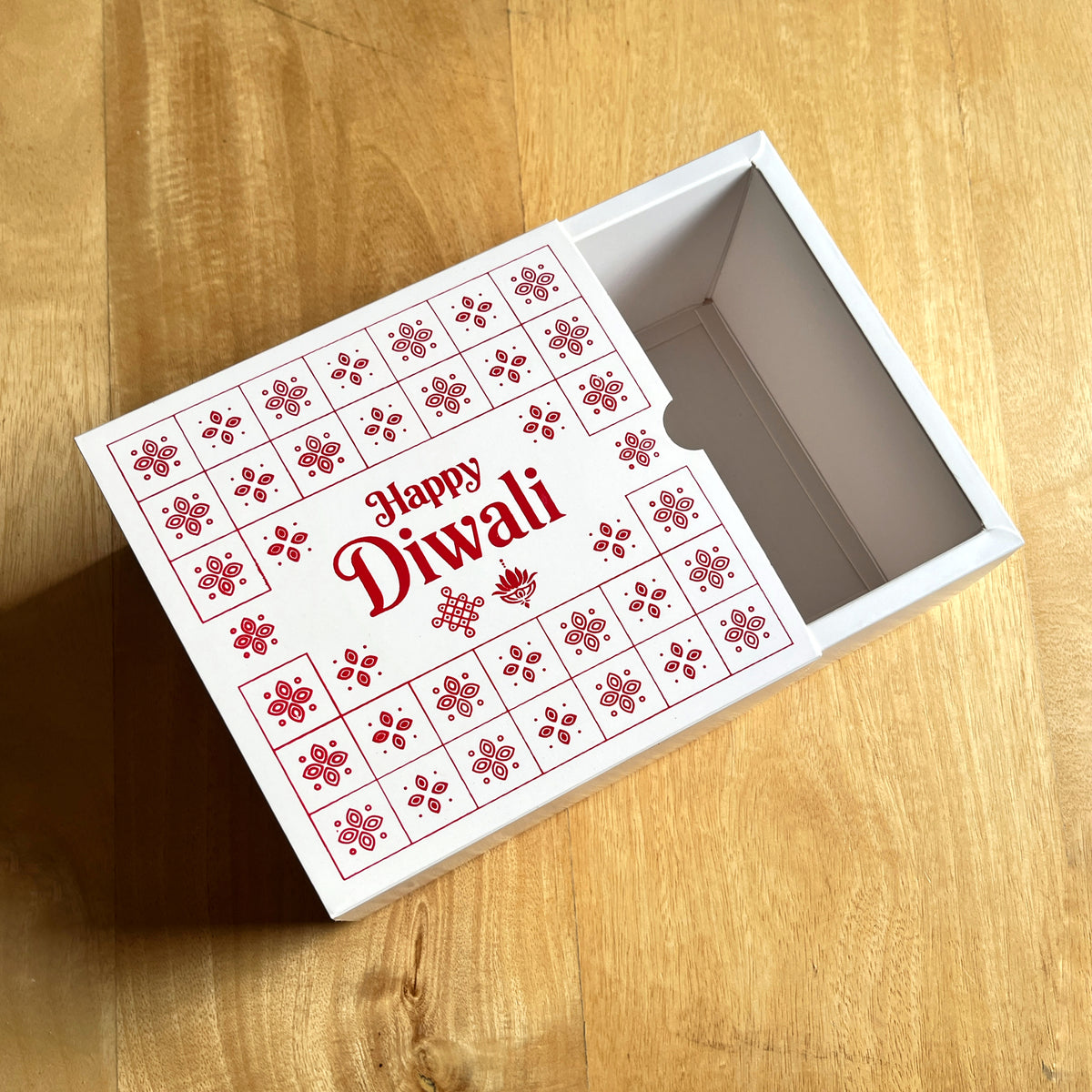 6 X 6 X 3.25 DIWALI 26 (SC) SLIDE BOX