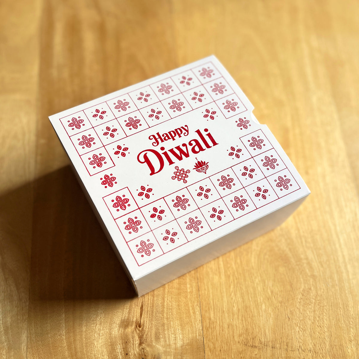 6 X 6 X 3.25 DIWALI 26 (SC) SLIDE BOX