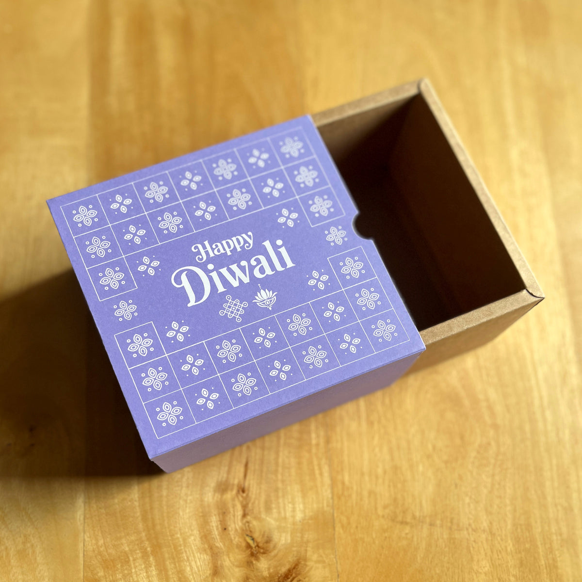 6 X 6 X 3.25 DIWALI 26 (SC) SLIDE BOX