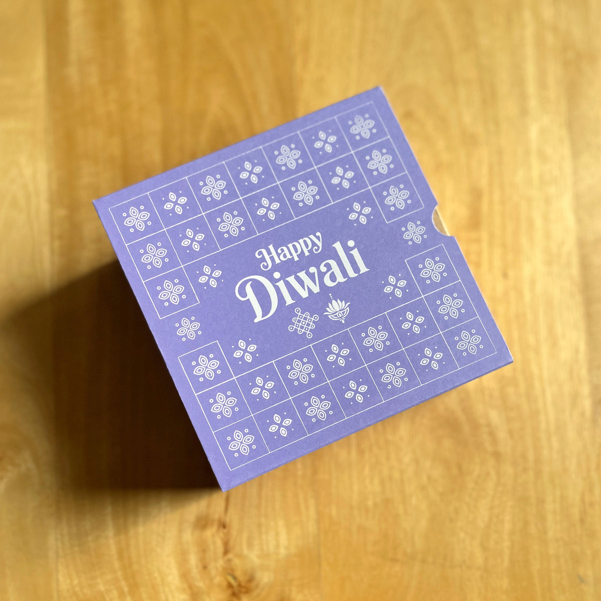 6 X 6 X 3.25 DIWALI 26 (SC) SLIDE BOX