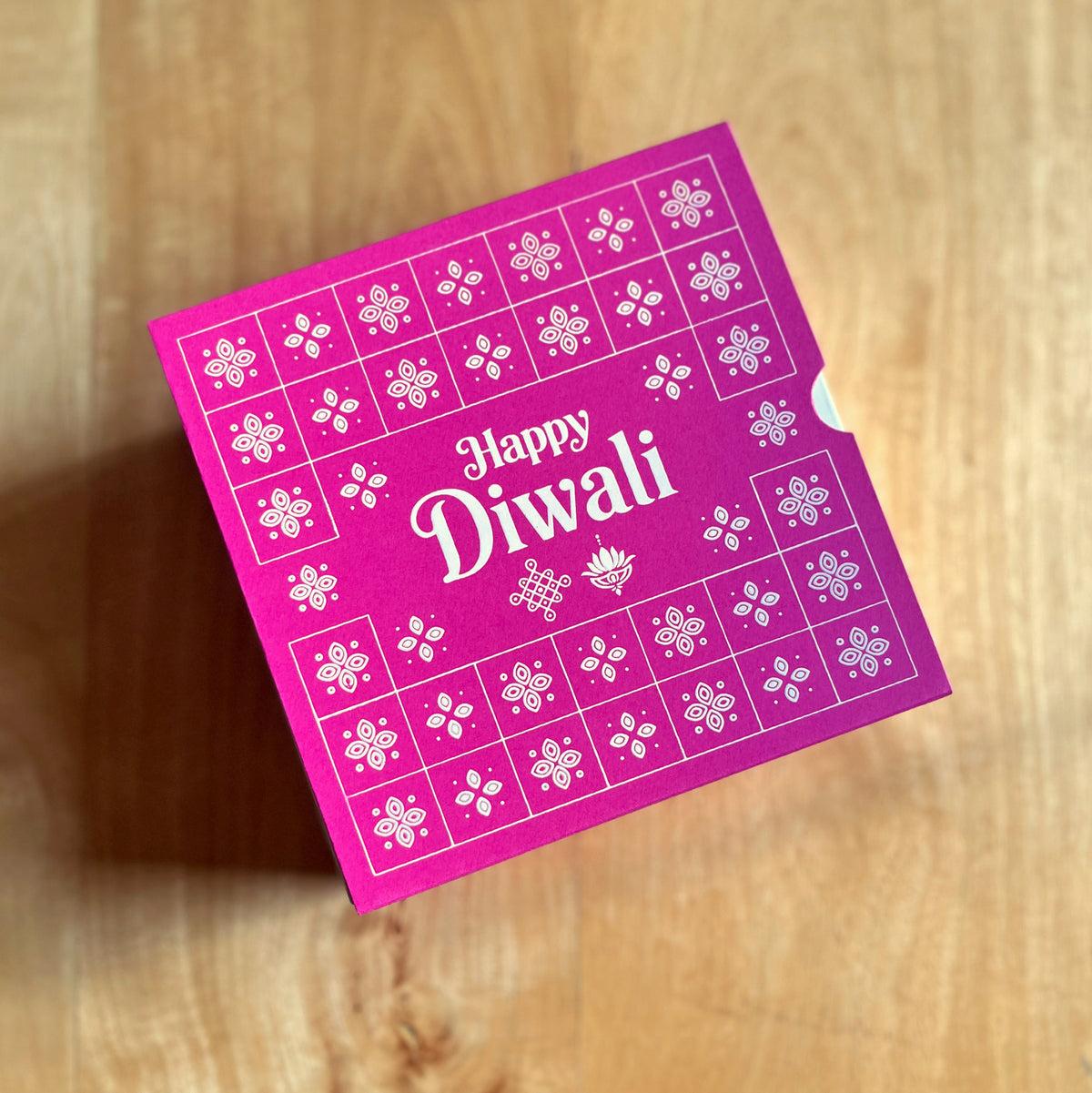 6 X 6 X 3.25 DIWALI 26 (SC) SLIDE BOX