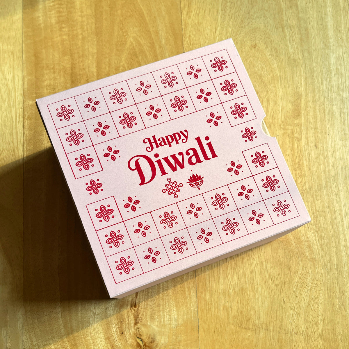 6 X 6 X 3.25 DIWALI 26 (SC) SLIDE BOX