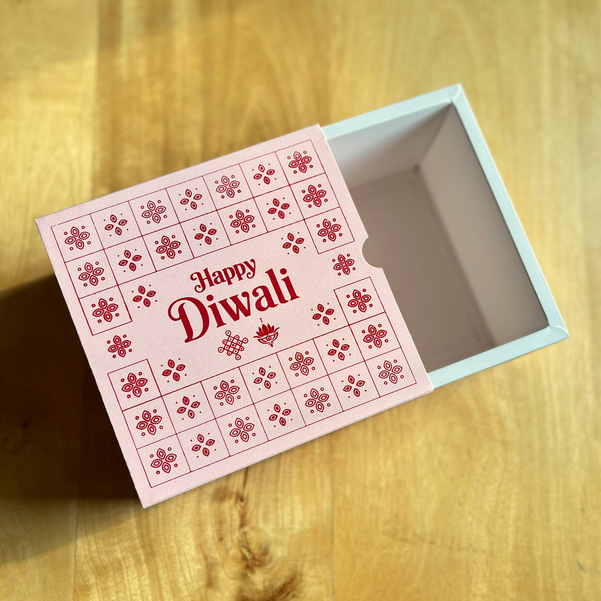6 X 6 X 3.25 DIWALI 26 (SC) SLIDE BOX