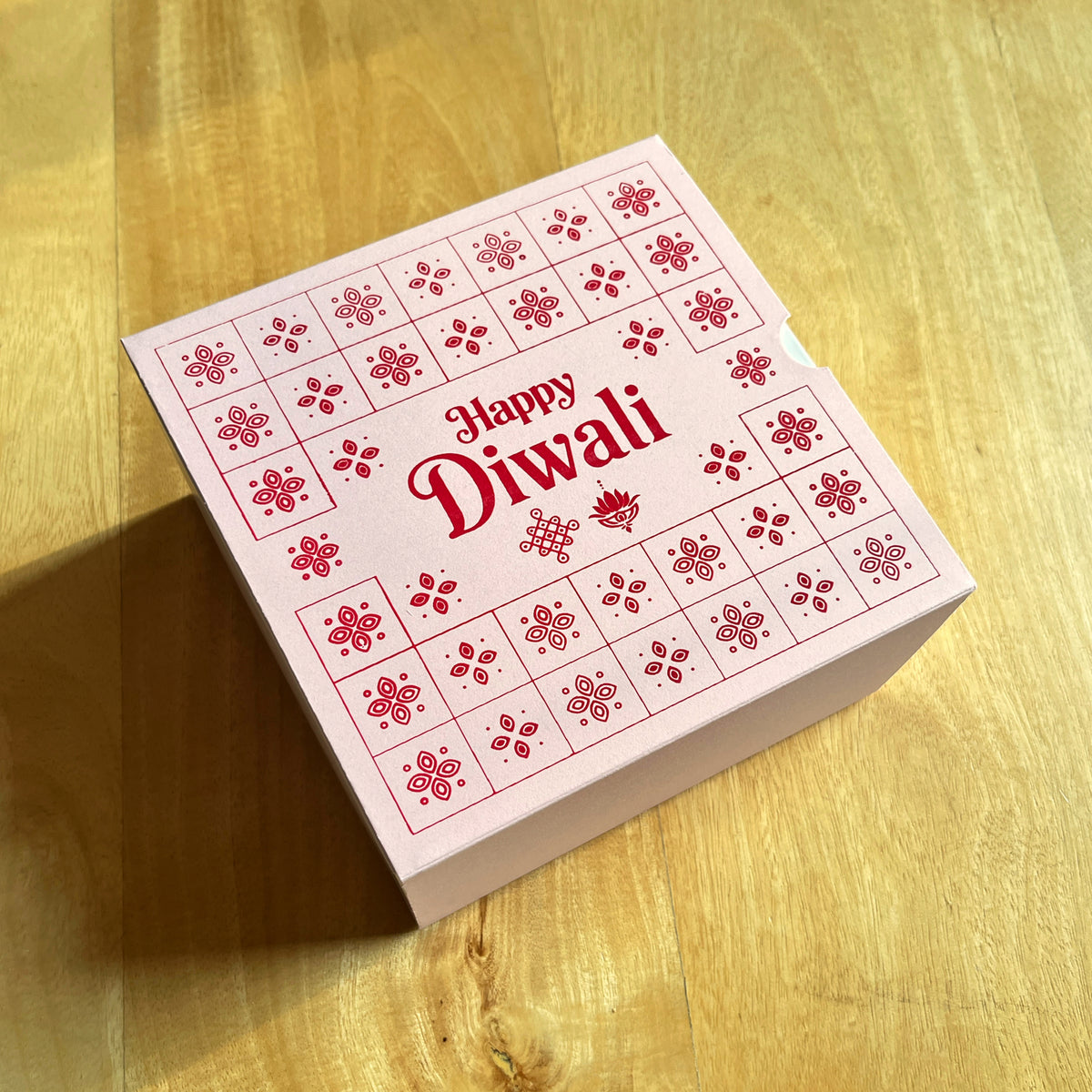 6 X 6 X 3.25 DIWALI 26 (SC) SLIDE BOX