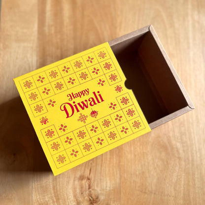 6 X 6 X 3.25 DIWALI 26 (SC) SLIDE BOX