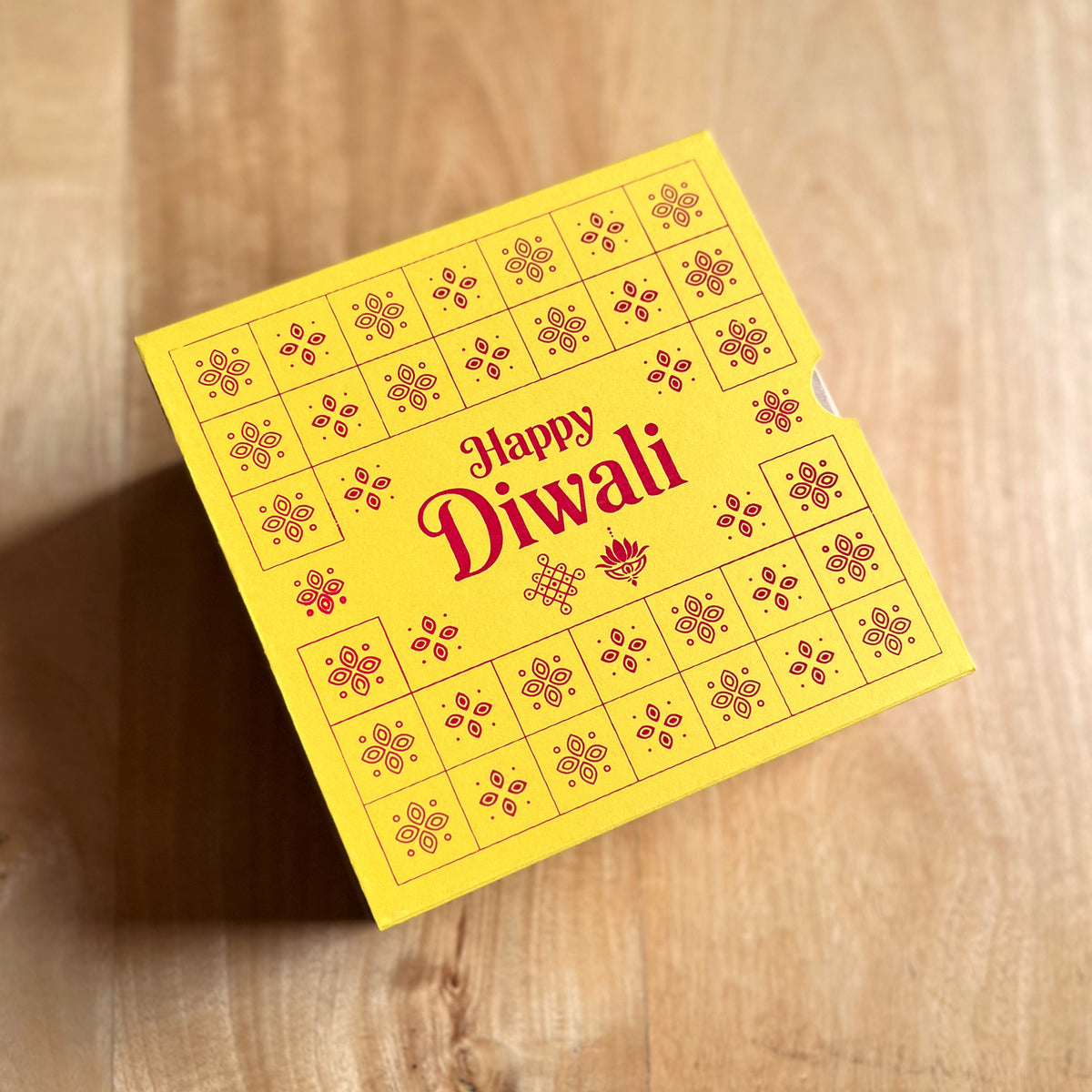 6 X 6 X 3.25 DIWALI 26 (SC) SLIDE BOX