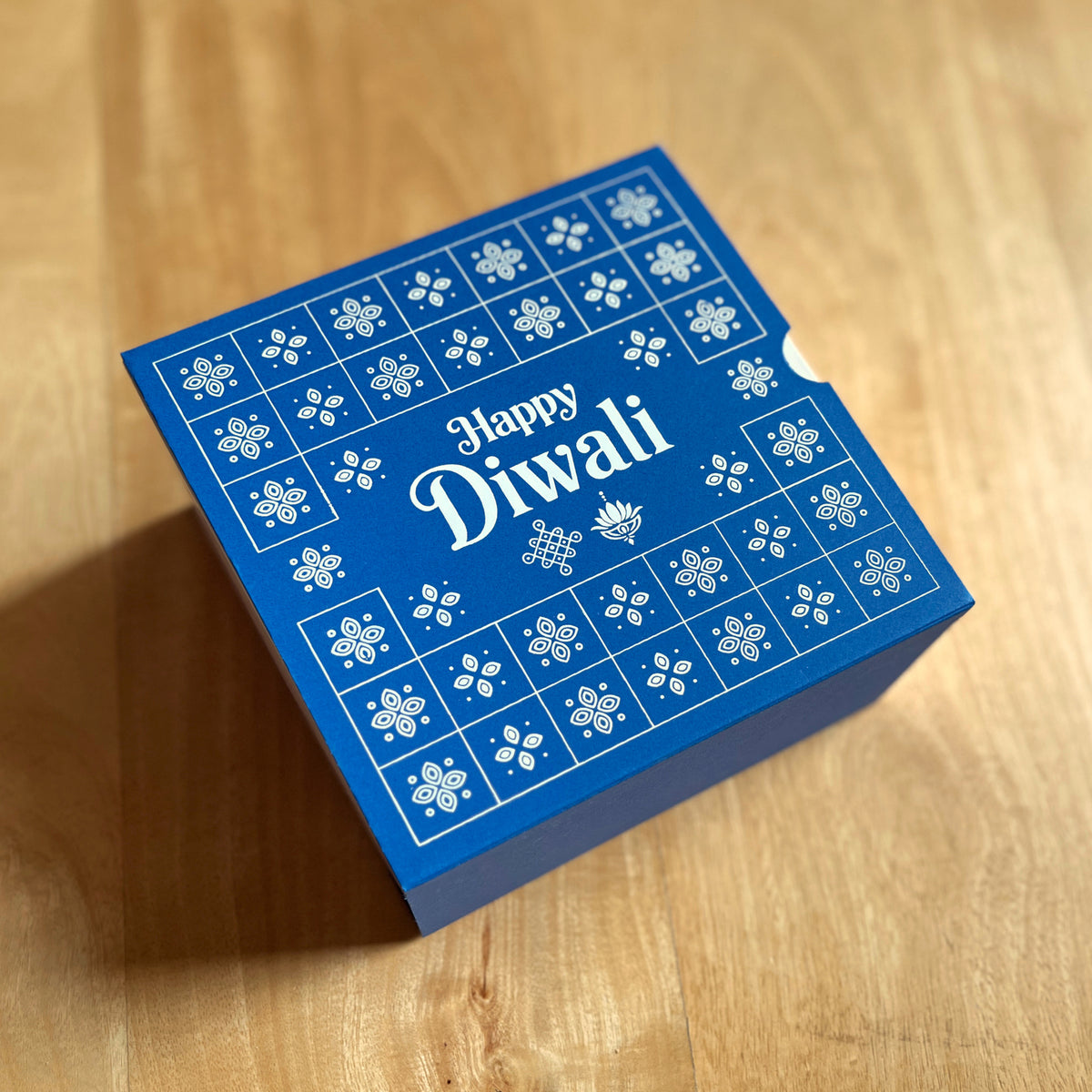6 X 6 X 3.25 DIWALI 26 (SC) SLIDE BOX