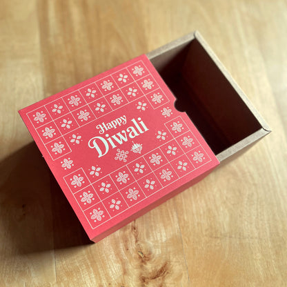 6 X 6 X 3.25 DIWALI 26 (SC) SLIDE BOX