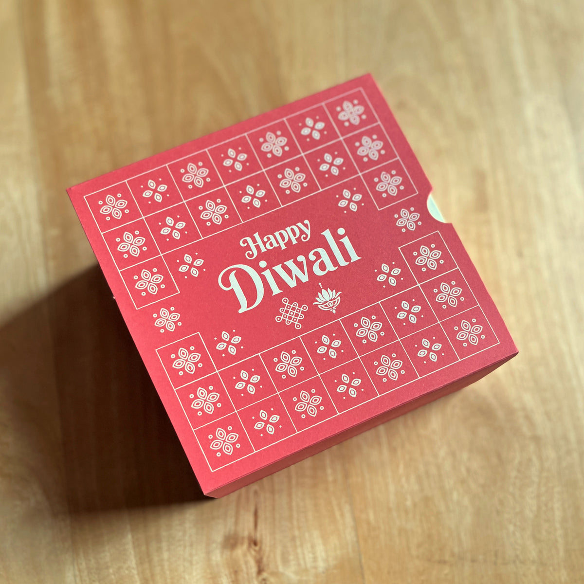 6 X 6 X 3.25 DIWALI 26 (SC) SLIDE BOX