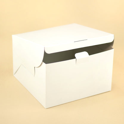 WHITE CAKE BOX