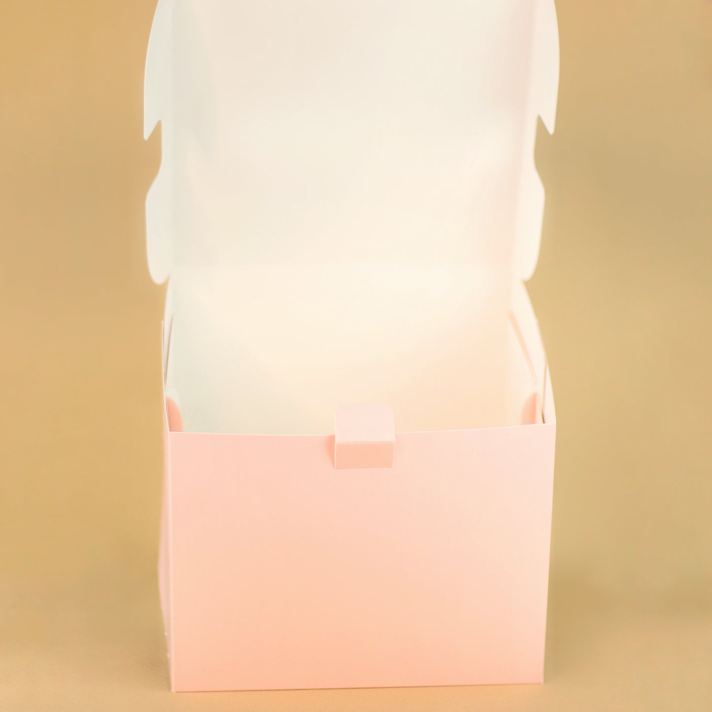 BABY PINK TALL CAKE BOX