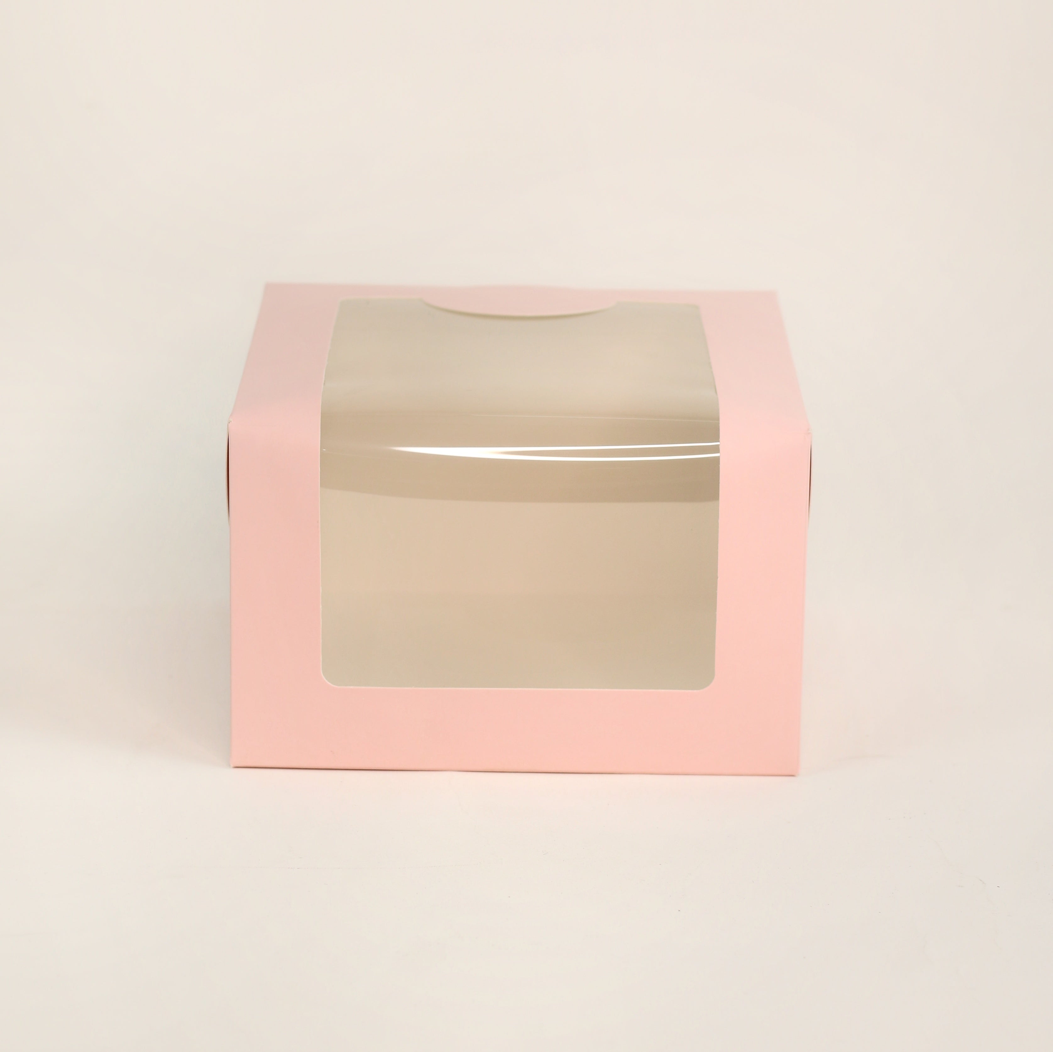 BABY PINK DUAL WINDOW CAKE BOX – The Cake Case Company