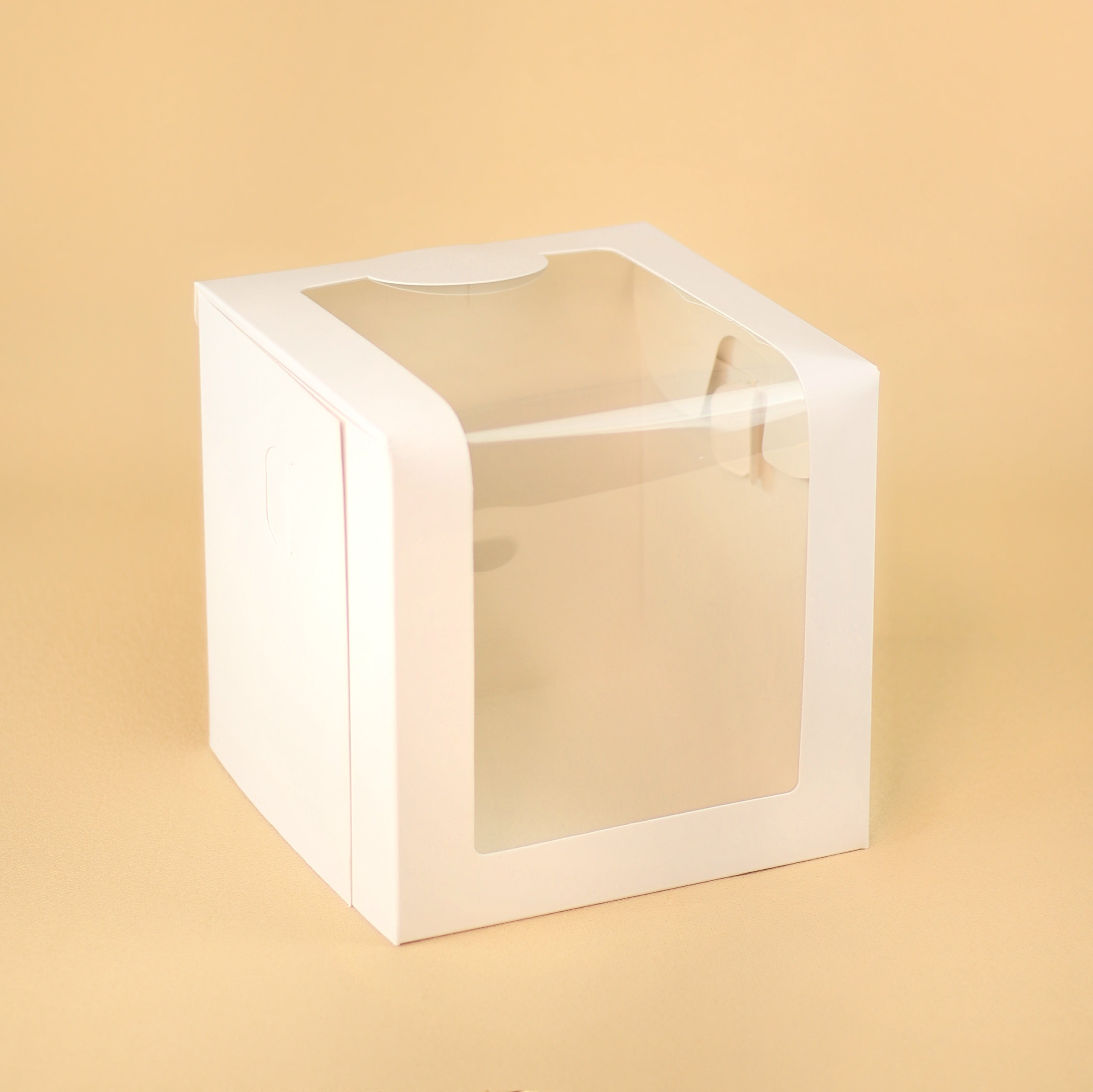 WHITE TALL WINDOW CAKE BOX – The Cake Case Company