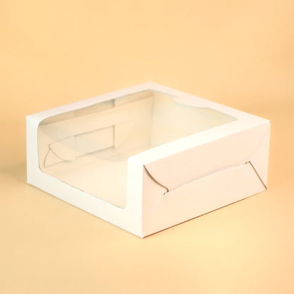 3 KG DUAL WINDOW CAKE BOX - 14 X 14 X 5 IN